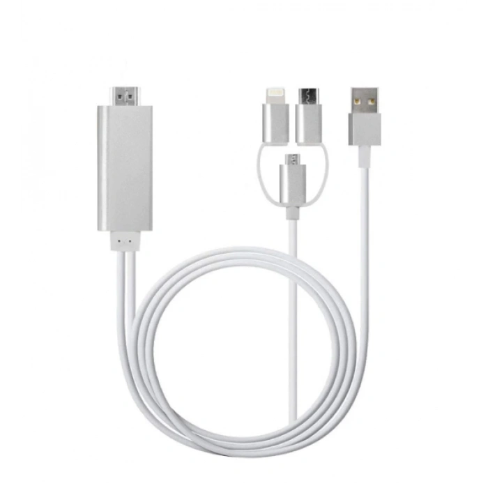 ZR778 L6-M3M Lightning Micro Type-C Hdtv Kablo