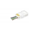 Cat6 Rj45 Konnektör (100 Adet Paket - Şeffaf APXRJ45)