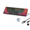Gaming Mekanik Rgb Klavye Blue Switch - Siyah Kırmızı MF1701BR