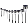 Solar Bahçe Lambası (Metal Gövdeli  - 10 lu Paket)