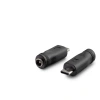 Notebook Adaptör Ucu Çevirici Type-C (M) To 5.5*2.5 (F) 10Lu Paket Siyah HDX1340