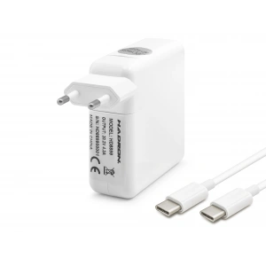 20.2V 4.3A 87W Laptop Adaptörü - Type-C - Apple Asus Dell Uyumlu - Beyaz HD8899