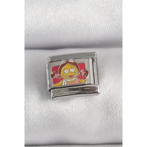 316L Çelik Gümüş Renk Renkli Çocuk İşlemeli Nomination Charm