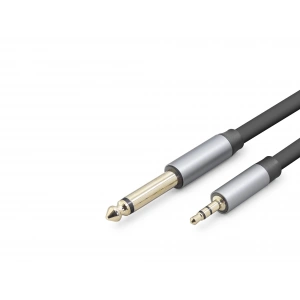 3.5Mm To 6.35Mm Gitar Kablosu 1.5 M - Siyah HDX1079