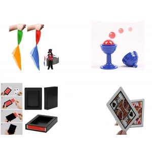 4 lü Sihirbazlık Seti – Hokus Pokus Sihirli Numara Seti