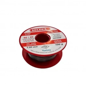 60/40 Lehim Teli 100gr 1,00mm (Sn:60 / Pb:40)