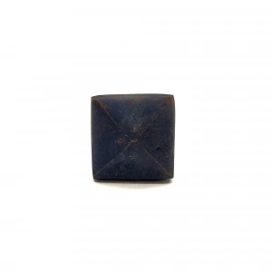 Antika Tarz Dekoratif Pirinç Piramit Kabara - 21 mm, Oksit