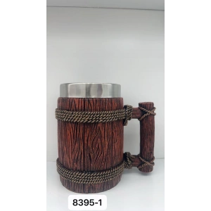 Çelik Kupa Bardak (Büyük Boy Halat -Kod 8395)