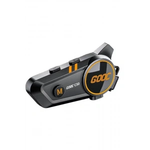 C50 Motosiklet Intercom Kask Kulaklık 1000 Mah Rgb Işıklı Bluetooth Kulaklık Ip67