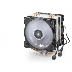 Cpu İşlemci Kule Tipi Soğutucu Çift Fanlı 6 Bakır Borulu - Siyah ND2601