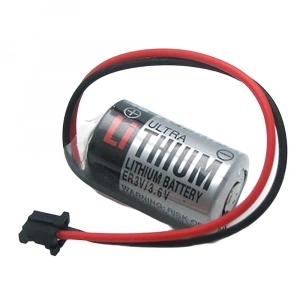 ER3V 3.6V 1/2AA Size Lithium Pil - Siyah Soket