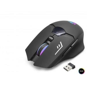 G400 Kablosuz Gaming Mouse Dual Mod 1600 Dpi Sessiz Rgb - Siyah
