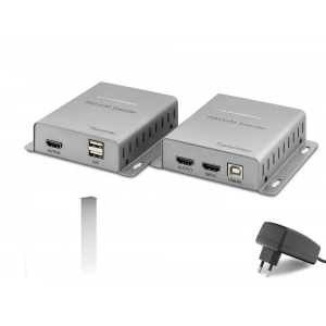 Hdmi Extender 4K 60 M - Gümüş HDX1355 Kvm