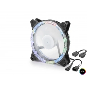 Kasa Fanı Kristal Rgb 12 Cm - Siyah ND2662