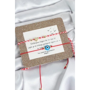 Marteniçka Bileklik 2li Nazar ve Kalp Model