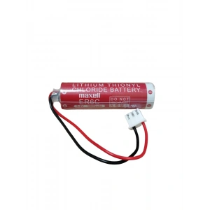 Maxell ER6C 3.6V AA Size 3 PIN Lithium Pil SOKETLİ