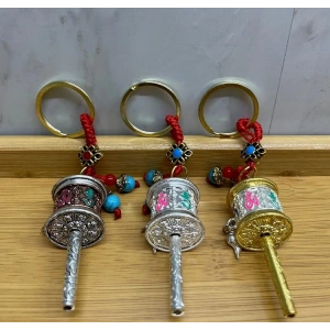 Metal Feng Shui Şans Çarkı Anahtarlık Alk4458