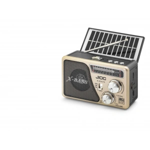 Nostaljik Fm Radyo (13,8 x 6,1 x 8,8 cm,Usb, Tf, Solar Şarjlı, El Fenerli, Kamp Hoparlörü, H531UTS)