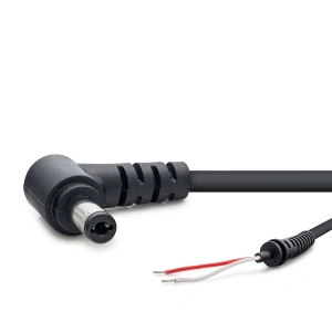 Notebook Adaptör Kablosu 5.5*2.5 L Tip 30W-90W 1.2M Siyah HDX5537