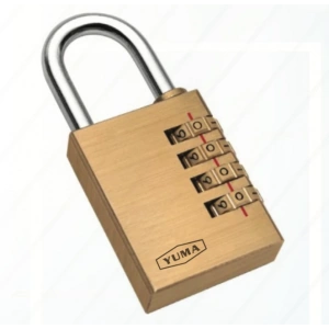 Pirinç Şifreli Asma Kilit - 3 Basamaklı 25mm