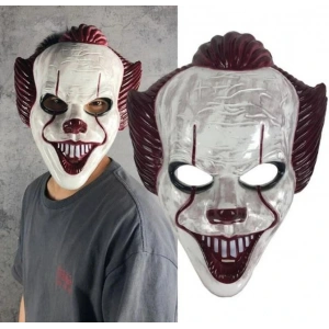 Plastik Joker Maskesi Killer Palyaço Maskesi