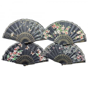 Plastik Kumaş Yelpaze 12 li Karışık OB-052