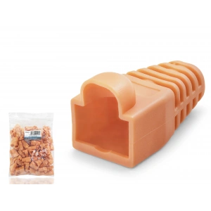 Rj45 Konnektör Papuç - 100 Adet Turuncu (ND2432 / Poşet Paket)