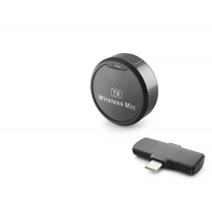 Type-C Kablosuz Yaka Mikrofonu (HDX2794Siyah)