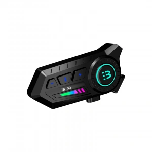 X3 Motor Kask Kulaklık Rgb Modlu Su Geçirmez 5.3 Bluetooth Intercom