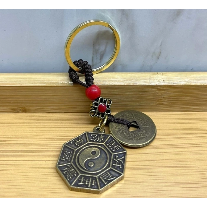 Metal Yin Yang Anahtarlık Alk4457