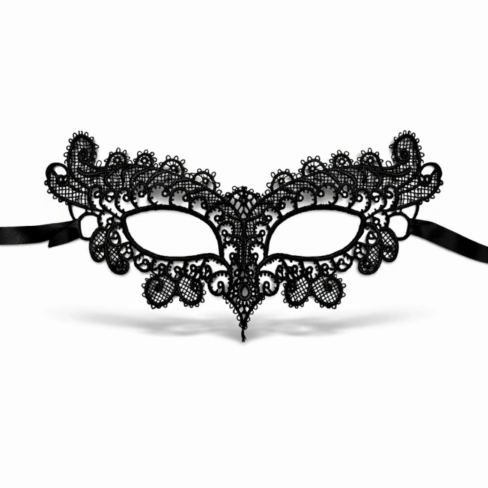 Siyah Dantel Venedik Maskesi Kadın – Zarif Parti  Balo Maskesi 1 No
