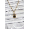 316L Çelik Zincir Gold Renk Vintage Model Kadın Kolye
