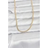 CM 14K Gold Renk Dolgun Zincir Model 60 cm Kadın Kolye