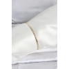 CM 14K Gold Renk Yassı Zincir Model Kadın Bileklik