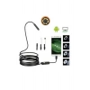 Endoskop 3 İn 1 Yılan Kamera Usb Micro Usb Type-c 20 Metre Sert Kablo