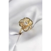 Gold Renk Çiçek Model Vintage Kadın Yüzük
