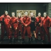 Koreli Hırsız Teatral Hahoe Maskesi - Para Heist Maskesi - Dali Maskesi