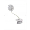 Portatif Işıklı Mini Klipsli Fan