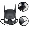 Siyah Renk Çocuk Boy Arkadan Lastikli Batman Maskesi A Kalite  20x14 Cm