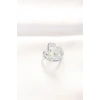 Yıldız Model Silver Renk Ayarlanabilir Yüzük