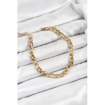 316L Çelik Gold Renk Zincir Erkek Bileklik