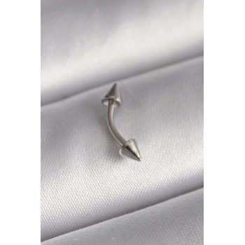 316L Çelik Gümüş Renk Çivi Model Piercing