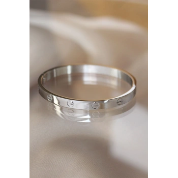 316L Çelik Silver Renk Bilezik