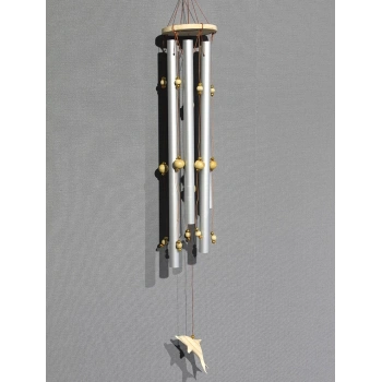 Boncuklu Metal Rüzgar Çanı 3dıarta-28