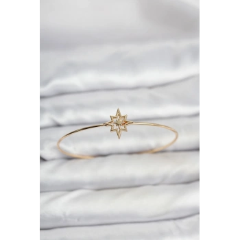 Kutup Yıldızı Model Gold Renk Bileklik