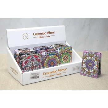 Taşlı El Aynası Dikdörtgen İnce Alk3736