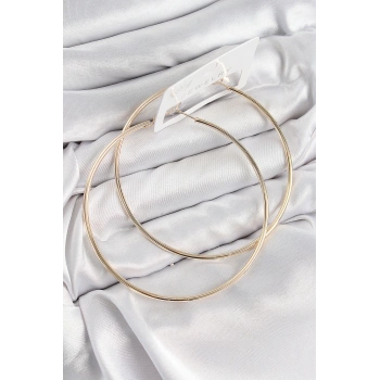 Pirinç Halka Model Gold Renk Kadın Küpe