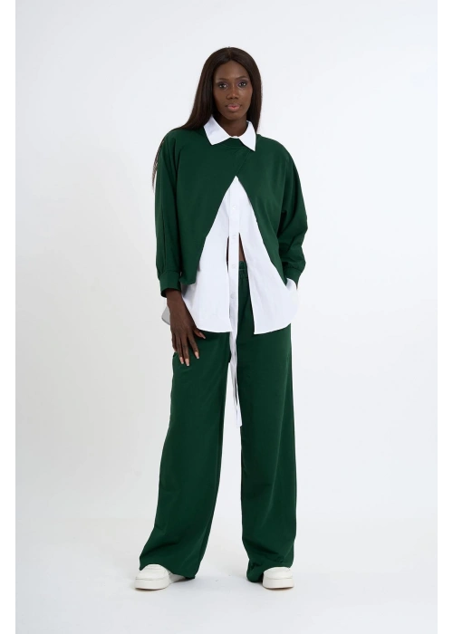 3-Piece Set – Green & White