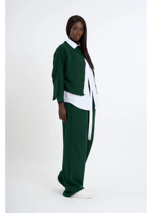 3-Piece Set – Green & White