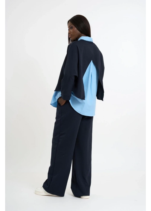 3-Piece Set – Navy & Blue